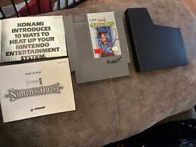 Castlevania 2 II: Simon's Quest w/ Manual NES