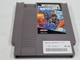 NES Mission: Impossible (NES, 1990) Cart Only 3 Screws