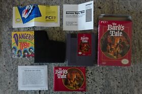 Bard's Tale (NES, 1991) *Excellent Condition *CIB with Registration Card *Tested