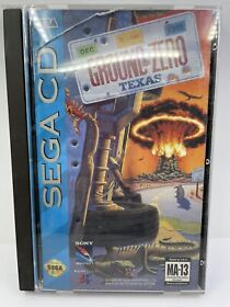 Ground Zero Texas (Sega CD, 1993). 2 Discs Tested Complete