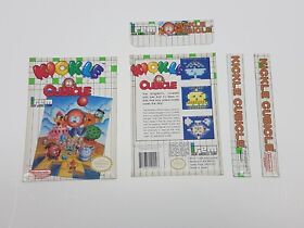 Caja de corte de alquiler Kickle Cubicle Nintendo NES SOLAMENTE *DAÑADA