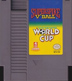 SUPER SPIKE V'BALL / WORLD CUP (1990) nes nintendo technos us NTSC USA IMPORT
