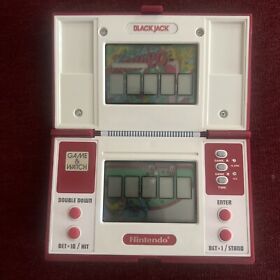 Vintage Nintendo Game And Watch electronic console Black Jack Game 1985 RARE