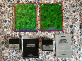 Vectrex Heads Up, Blitz Games, Color Overlays and Manuals, Very Good Condition!