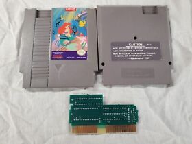 Disney's The Little Mermaid NES GAME Cleaned And Tested