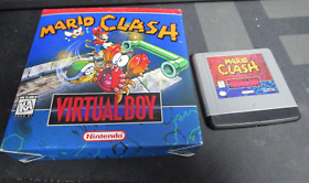 Mario Clash COMPLETE Nice Nintendo Box Manual Inserts Game Virtual Boy