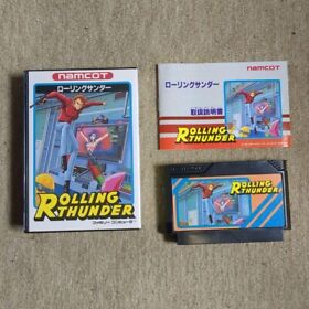 ROLLING THUNDER Nintendo Famicom FC NES NTSC-J Japanese edition Good Condition