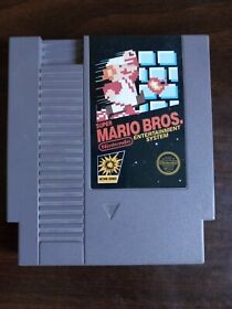 SUPER MARIO BROS Original NES Authentic 5 Screws Cartridge Only - Tested Works