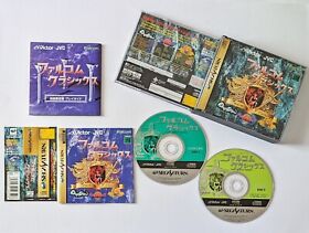 Sega Saturn Falcom Classics First Limited w/Spine RPG Role Playing Game Japan JP