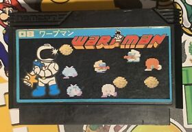 Warpman Warp Man NAMCOT Nintendo Famicom Japan Import US Seller TESTED