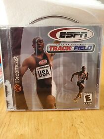 ESPN International Track & Field Dreamcast Game CIB w Manual & Registration Card