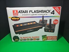 Atari Flashback 4 Classic Game Console Special Edition - 76 Built-In Games Works