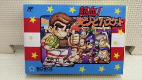 Technos Kunio Kun Nekketsu Street Basket Dunk Heroes Nintendo Famicom FC Game
