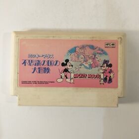 Mickey Mouse Fushigi no Kuni no Daibouken (Nintendo Famicom FC NES, 1987) Japan