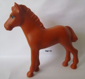 LEGO 6193pb04 Belville Animal Horse Foal Dark Orange Chicken Horse 7585 MOC