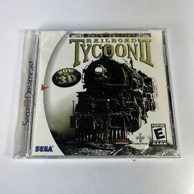 Railroad Tycoon II: Gold Edition Sega Dreamcast *BRAND NEW, FACTORY SEALED*