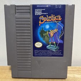 Solstice: The Quest for the Staff of Demnos (Nintendo NES ) Authentic !!