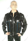 296 Latex Rubber Gummi straitjacket Motorcycle Jackets customized 0.7mm coats