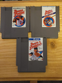 NES Bases Loaded 1, 2 And 3 ,Lot of 3 ,TEsted, READ First