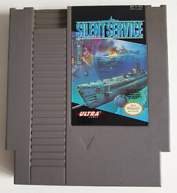 (H003) US-NTSC SILENT SERVICE (NES Game) NES-IV-USA Cartridge A