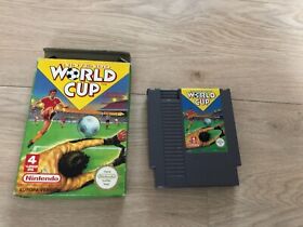 Nintendo World Cup NES - MODUL und Verpackung - Cartridge Karton OVP