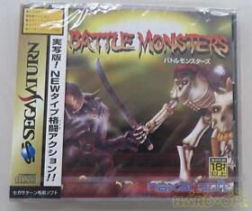 Naxat Soft Battle Monsters Sega Saturn Software SS NTSC-J Used from Japan
