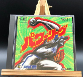 Power League (pc engine)(TurboGrafx-16,1989) from japan
