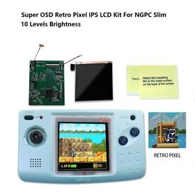 Retro Pixel IPS Backlight LCD Screen For NEO GEO Pocket Color NGPC Slim Console