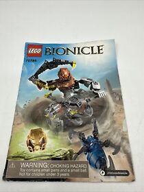 Lego 70785 Bionicle Manual Only