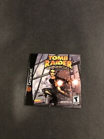 tomb raider chronicles dreamcast manual only