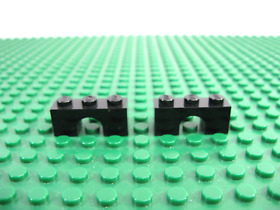 2x Vintage LEGO Black Arch 1 X 3 Castle 6085 6086 6062 6079 6278 6277 6061 #4490