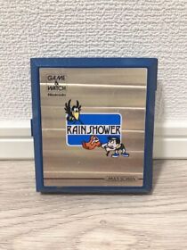 Rain Shower Nintendo Game & Watch Japan Retro Console Unboxed Tested Collection