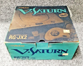 VICTOR V SATURN Console RG-JX2 Boxed Tested Working Japan