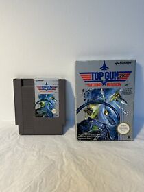 Nintendo NES Game Top Gun, PAL   Retro, Video Game (Boxed/No Manual)