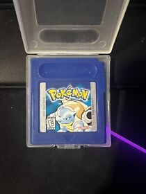 Pokemon Blue Nintendo Gameboy Color Authentic Cartridge - Tested & Saves!