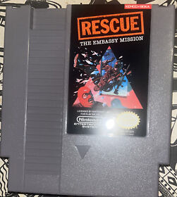 RESCUE The Embassy Mission for NES Game Cartridge For Nintendo