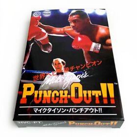 Mike Tyson's PUNCH-OUT - Empty box replacement spare case for Famicom game tray