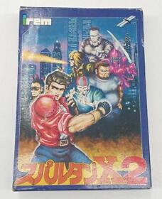 Irem Spartan X2 1991 Made in JAPAN Famicom software Instruction manual with box