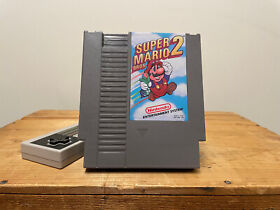 Super Mario Bros. 2 Nintendo NES Game Cartridge + Sleeve, CLEANED & TESTED