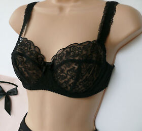 AGENT PROVOCATEUR BLACK MERCY FULL CUP BRA BLACK ALL SIZES BNWT
