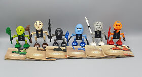 ✔️LEGO Bionicle Turaga Complete Set 8540 8541 8542 8543 8544 8545 + Building Instructions✔️
