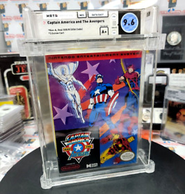 Captain America Avengers Nintendo NES Super SNES Sealed VGA WATA CGC *TOP GRADED