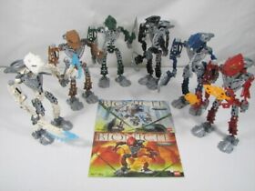6 Lego Bionicle Toa Hordika Collection 8736 8737 8738 8739 8740 8741 Two Manuals