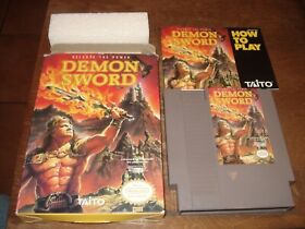 Demon Sword complete Box/Manual NES Nintendo