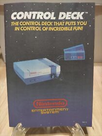 Control Deck System Console Nintendo NES Instruction Manual Only,REV-4 Free Ship