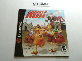 *No game* Chicken Run DC Dreamcast manual