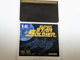 PC Engine Super Star Soldier Hudson soft Hu Card Japan