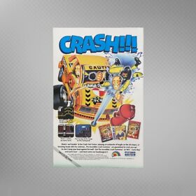 Crash Dummies Video Game Original Print Ad 90's 1993 Nintendo Game Boy NES