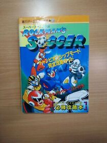 BOOK Rockman's Soccer - Super Nintendo Famicom Game Guide MEGA MAN CAPCOM SNES