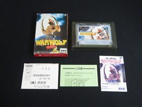 Tested BOXED WARWOLF War Wolf Chojin Rousenki Famicom NES Takara 1991 Japan 1